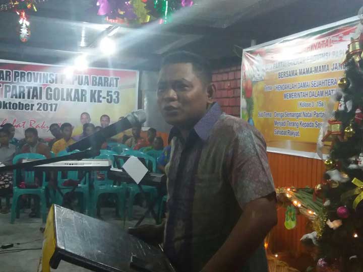 Ketua Partai Golkar Papua Barat, Rudi Timisela.