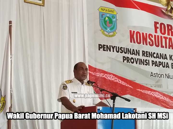 Wakil Gubernur Papua Barat Mohamad Lakotani