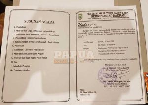 undangan pelantikan pejabat eselon 2 papua barat
