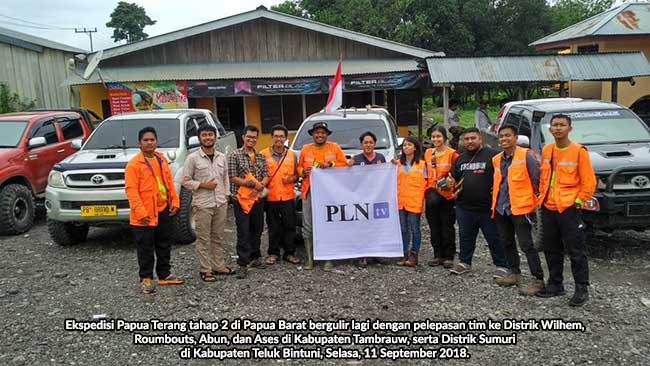 Tim Ekspedisi Papua Terang Tahap 2 ke Pegaf, Tambrauw, Bintuni