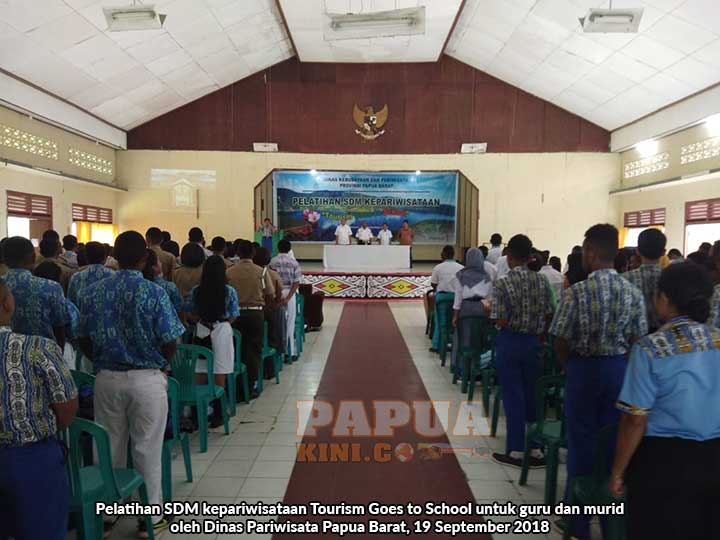 Dinas Pariwisata Papua Barat Latih Guru dan Murid