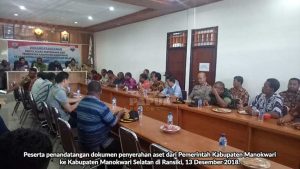 Akhirnya Penyerahan Aset Manokwari ke Manokwari Selatan Tuntas