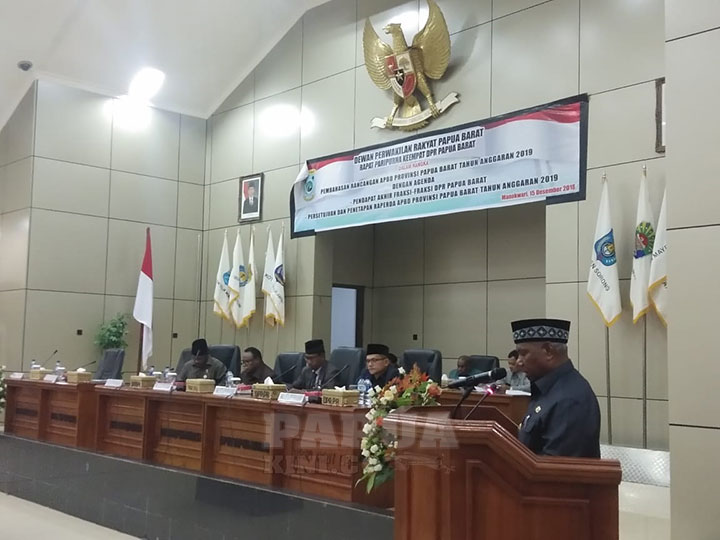 APBD 2019 Papua Barat 8,6 T, Hampir 20% di Dinas PU