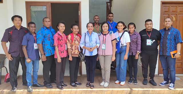 First Lady Papua Barat Dampingi Calon Mahasiswa Baru STPN Yogyakarta