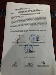 Pemprov Papua Barat dan Tiga Marga Klamono Sepakat Bagi Hasil Migas Pertamina