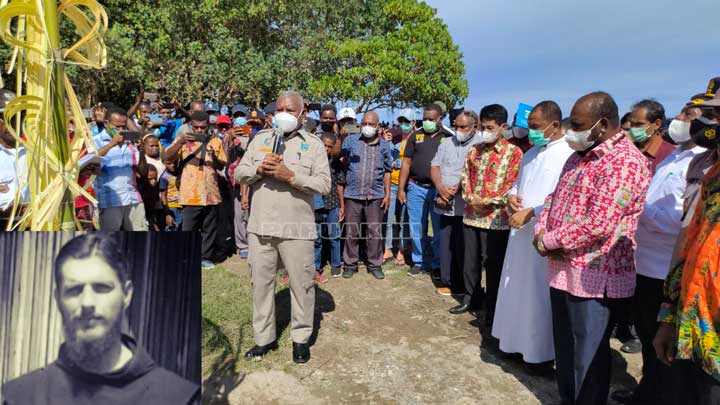 Gubernur Papua Barat Resmikan Tugu Pengampunan Pater Auxilius Guikers di Momi Waren
