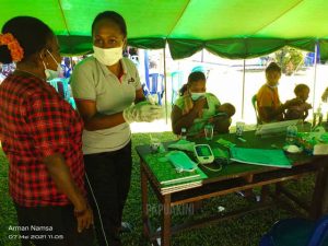 PKK Papua Barat Pelayanan Kesehatan Gratis, Kepala Distrik Manokwari Utara Terima Kasih