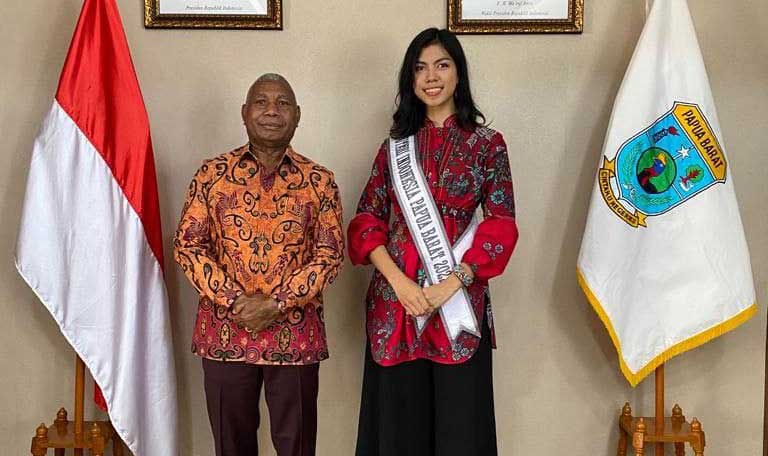 Gubernur Papua Barat Beri Arahan Puteri Indonesia Papua Barat