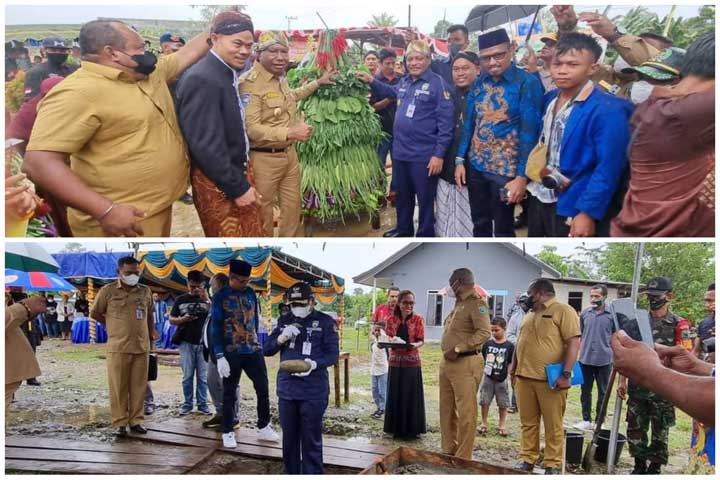Gubernur Papua Barat Maraton Kegiatan di Gereja, Masjid, dan HUT Pakuwojo di Teluk Bintuni