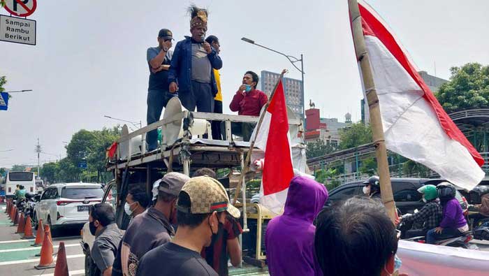 Masyarakat Gelar Aksi di Jakarta Minta Pergantian Pejabat di Papua Barat