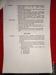 Musyawarah Adat Suku Besar Arfak Rekomendasikan Paulus Waterpauw Menteri, Dominggus Mandacan Gubernur Papua Barat