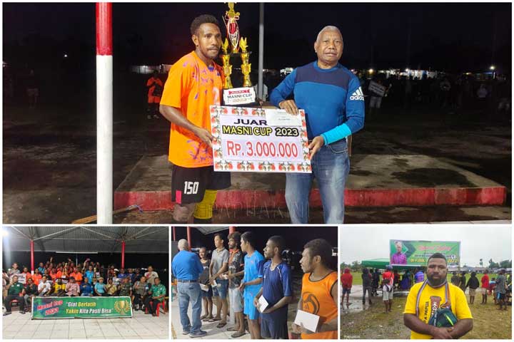 Kali Jernih FC Juara Masni Cup 2023, Ketua Umum KONI Papua Barat Apresiasi