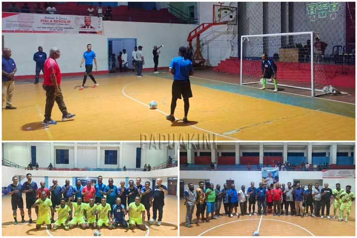 16 Tim Berlaga di Turnamen Futsal HUT 66 PKB GKI Sion Sanggeng