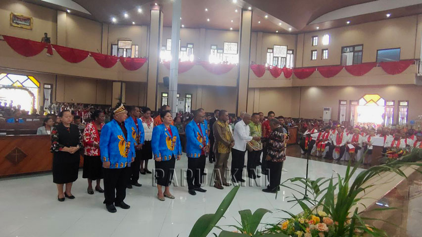 Dominggus Mandacan Ketua Panitia HUT ke 169 Pekabaran Injil di Tanah Papua