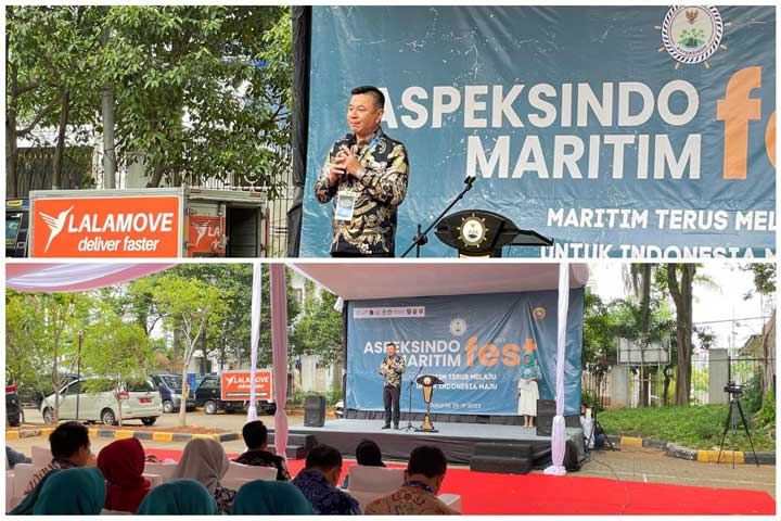 Pembicara di Aspeksindo Fest, Bupati Kaimana Ajak Kerjasama Pimpinan Daerah Bangun Potensi Kemaritiman