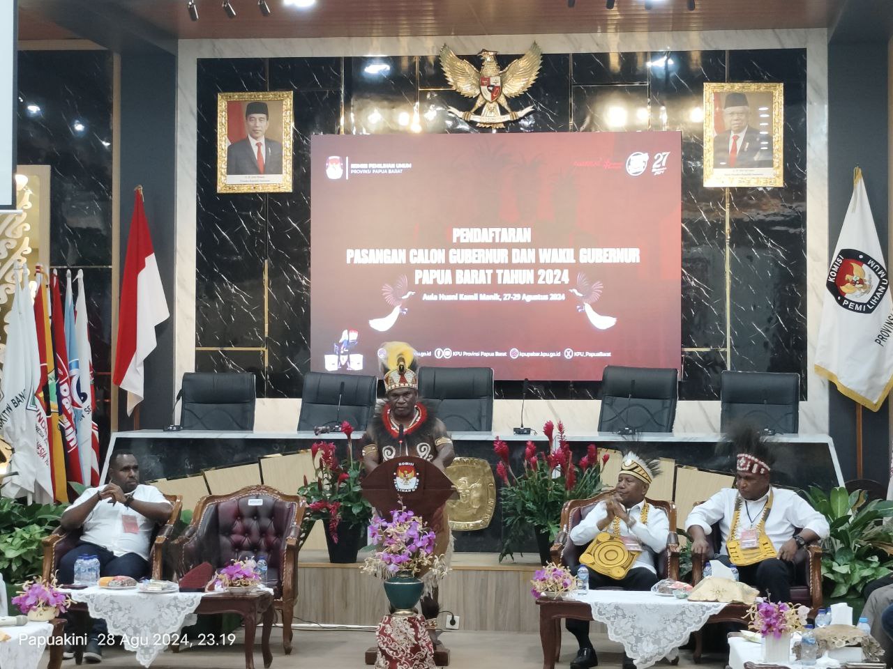 KPU Papua Barat Terima Pendaftaran Doamu, Selanjutnya Periksa Kesehatan