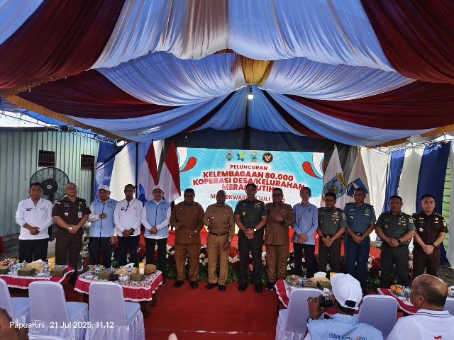 Peluncuran Nasional Koperasi Desa Merah Putih, Gubernur Papua Barat Harap Bisa Minimal 50 Persen