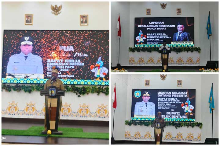 Gubernur Papua Barat Buka Raker Kesehatan se Provinsi di Bintuni