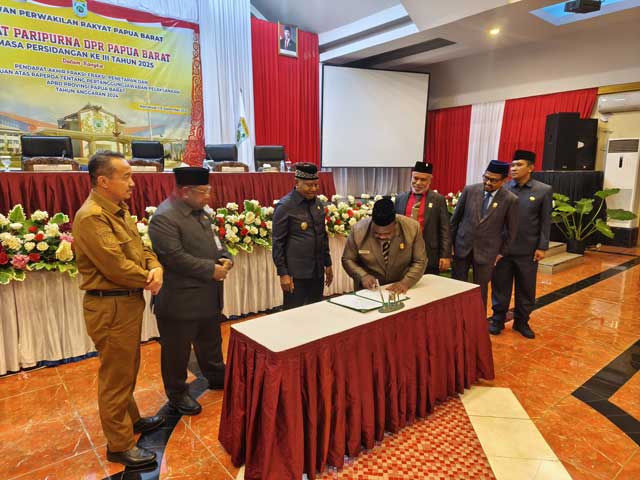 DPR Papua Barat Setujui Ranperda Pertanggungjawaban APBD 2024