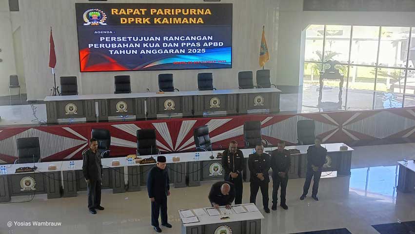 DPRK Kaimana Tetapkan Perubahan KUA/PPAS TA 2025