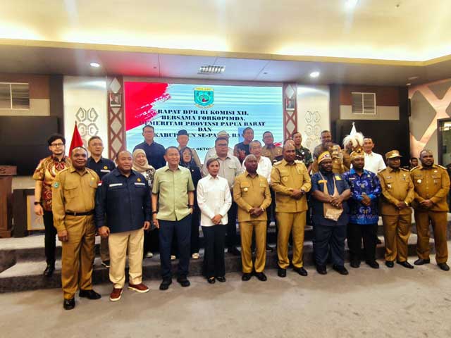 Gubernur Papua Barat Dorong Aspirasi Perizinan Tambang Rakyat ke Komisi XII