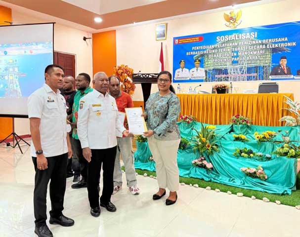 100 Pelaku Usaha OAP Manokwari Ikut Sosialisasi Penerbitan Nomor Induk Berusaha